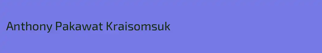 Anthony Pakawat Kraisomsuk